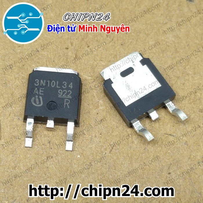 [2 CON] Mosfet Dán 30N10 TO-252 30A 100V Kênh N (SMD Dán) (IPD30N10 IPD 30N10)