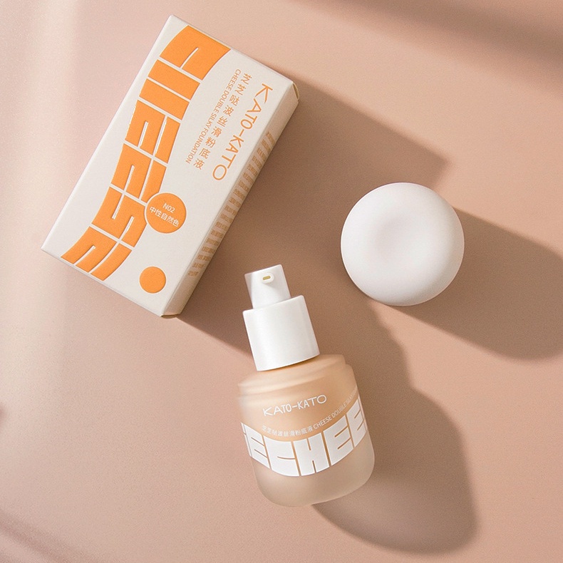 Kem Nền Che Khuyết Điểm Dạng Lỏng KATO Lâu Trôi Chống Thấm Nước 30ml Dành Cho Da Khô Và Da Khô