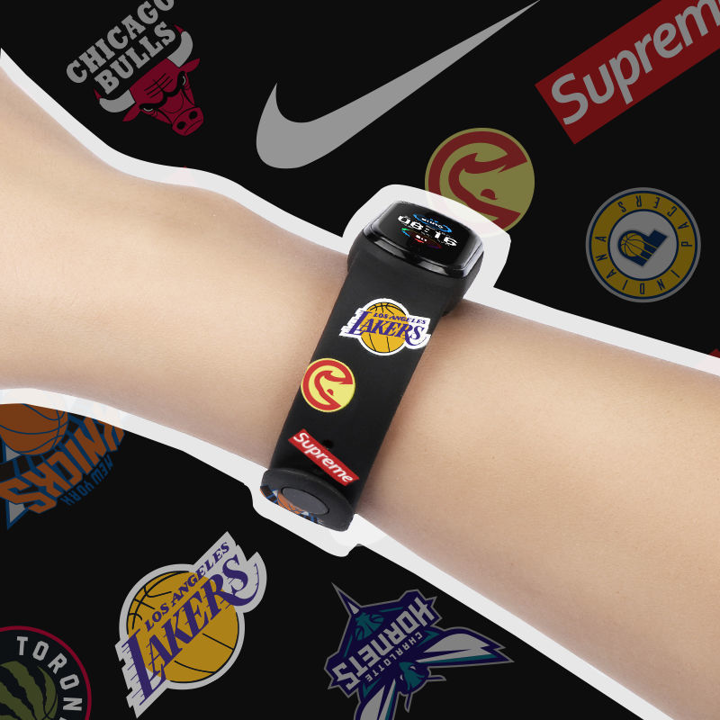 Dây đeo in nhiều họa tiết thay thế cho đồng hồ thông minh Mi Band 6 3 / 4 / 5