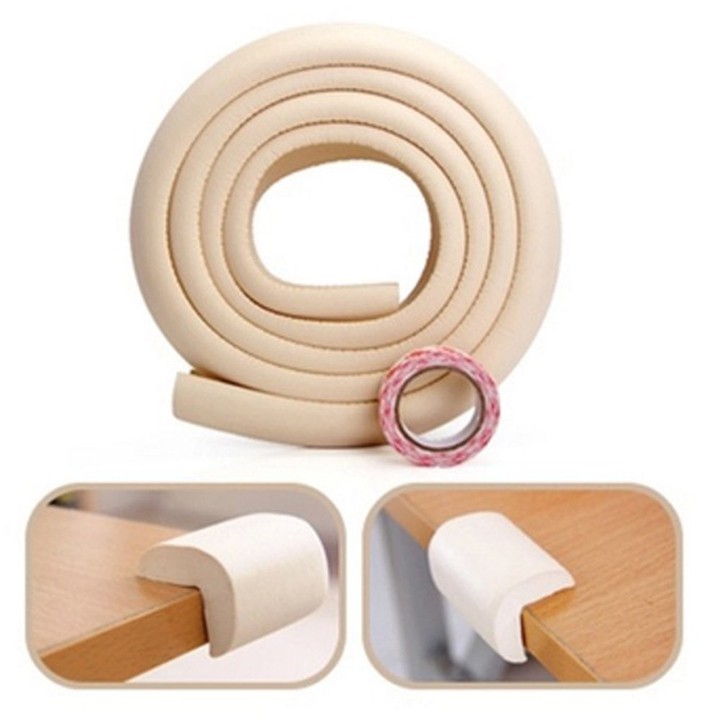 Xốp PE bọc cạnh bàn, cạnh tường an toàn cho bé, xốp bọc góc tường đa năng TT-HOME