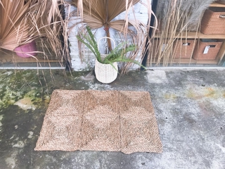 Thảm cói hình vuông (1 ô 30 * 30 cm) nhiều kích thước có thể gấp gọn siêu xinh xắn