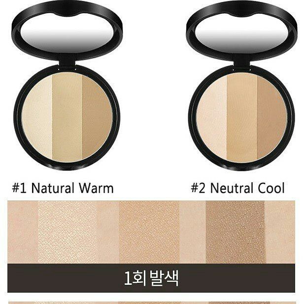 Phấn khối Apieu 3D 3 ô | BigBuy360 - bigbuy360.vn