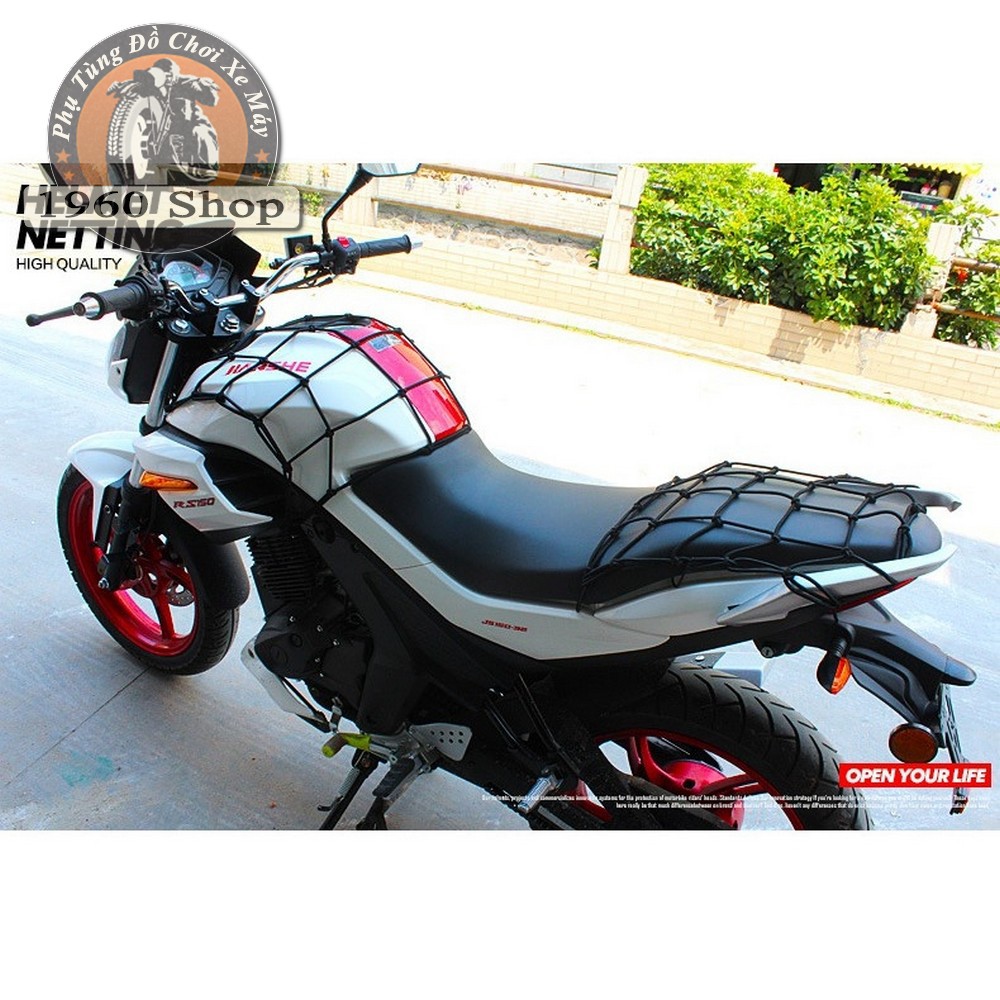 Lưới chằng đồ, bình xăng xe máy, moto, xe đạp cực chắc chắn và bền
