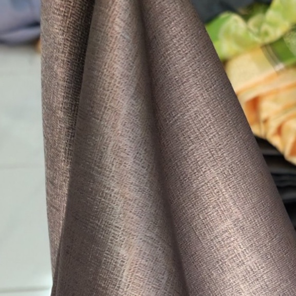 Rèm Vải Cản Bụi Chống Nắng Cửa Chính Kích Thước Lớn  Hoa Văn Chìm Sang Trọng, Lịch Lãm Và Lộng Lẫy