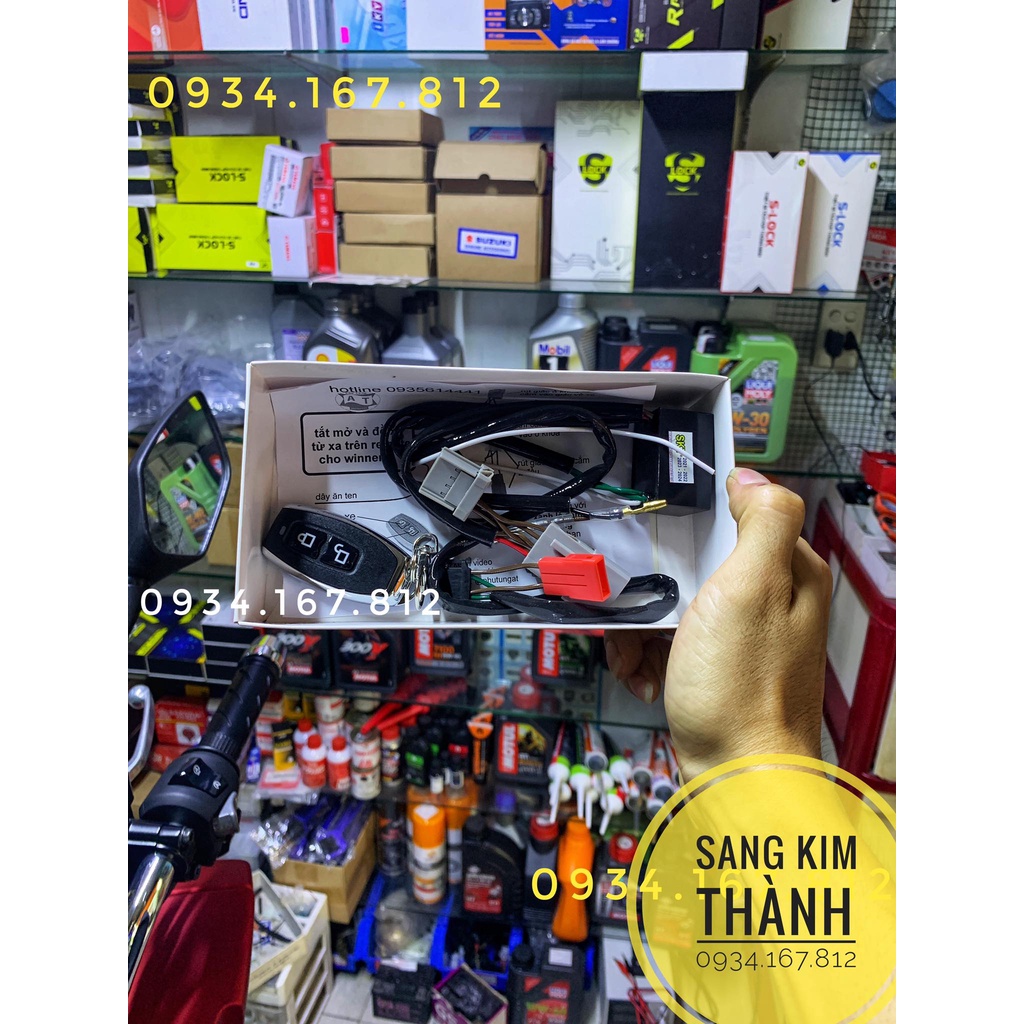 Bộ Mạch Tắt Mở Máy Và Đề Xe Từ Xa Xe Honda Winner v1