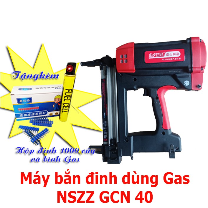 Máy bắn đinh bê tông ( súng bắn đinh ) dùng Gas NSZZ GCN40**Liên hệ để được giá tốt**