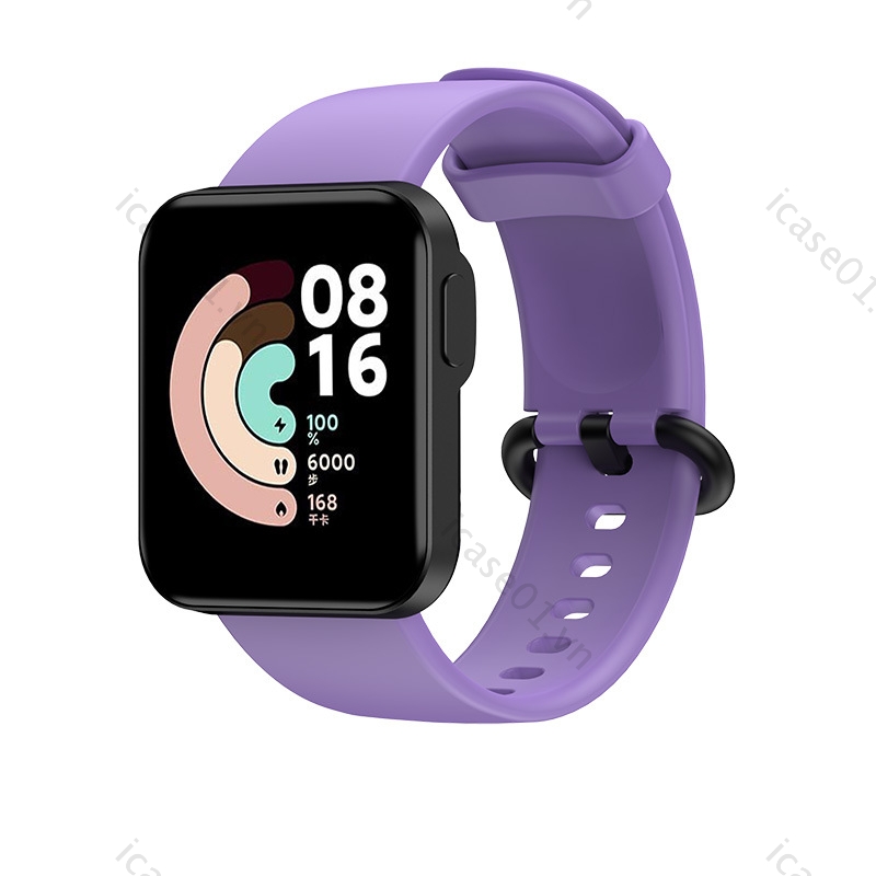 Dây Đeo Thay Thế Chất Liệu Silicon Màu Trơn Dành Cho Xiaomi Mi Watch Lite