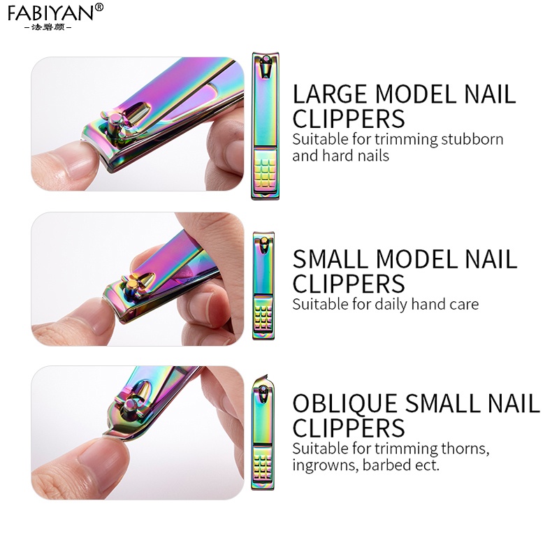 Bấm móng tay thép không gỉ chất lượng cao FABIYAN