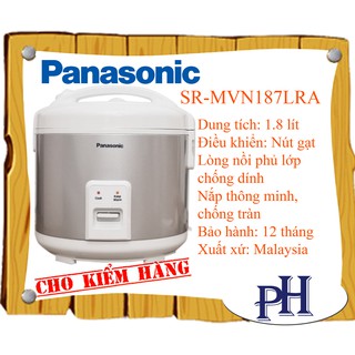 NỒI CƠM ĐIỆN PANASONIC SR-MVN187LRA