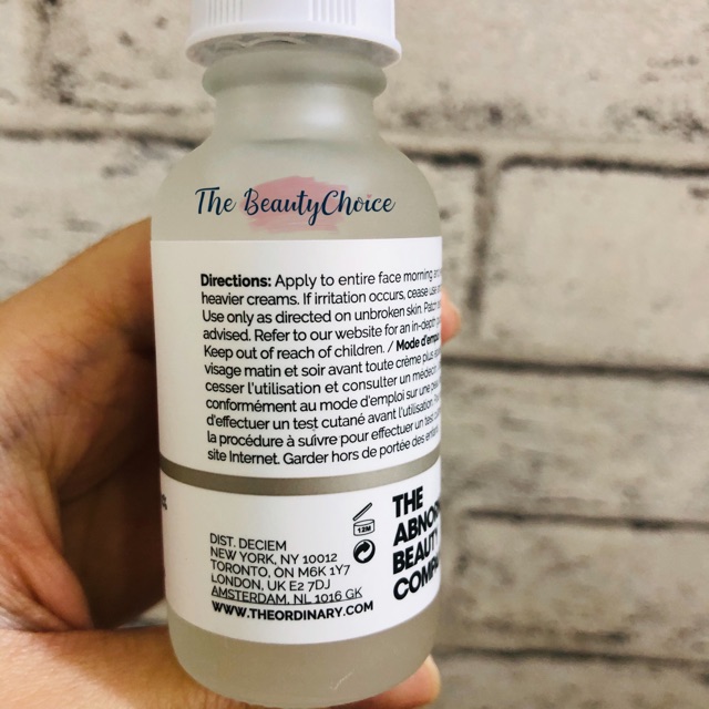 Serum ngừa mụn The Ordinary Niacinamide 10% + Zinc 1% (30mL)