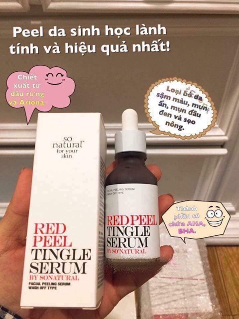 ( Sẵn - Chính hãng ) RED PEEL TINGLE SERUM - Thay da Sinh Học | BigBuy360 - bigbuy360.vn