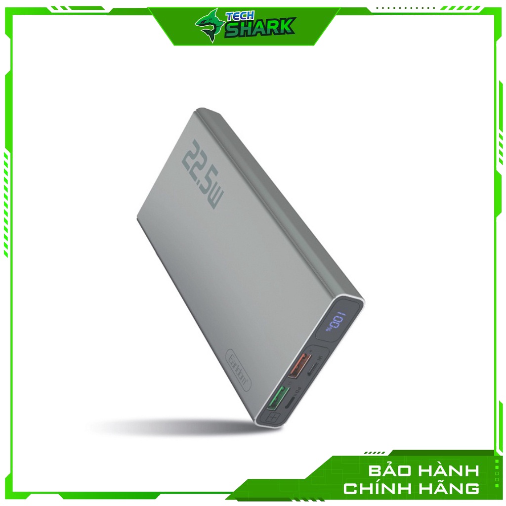 Sạc Dự Phòng 10000 mAH Earldom PD-07 sạc nhanh công nghệ pin ion nhỏ gọn