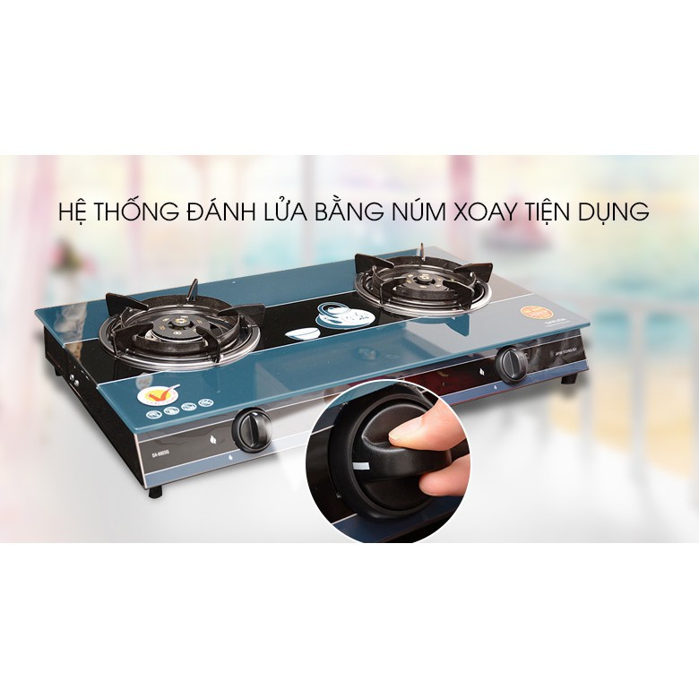 Bếp gas Sakura SA-692SG ( hàng trưng bày)