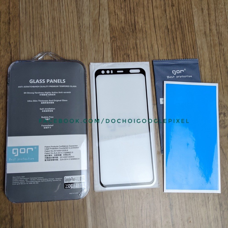 (GOR) Kính cường lực Google Pixel 4 XL / Cường Lực Pixel 4 cao cấp full màn viền đen / gần full trong suốt