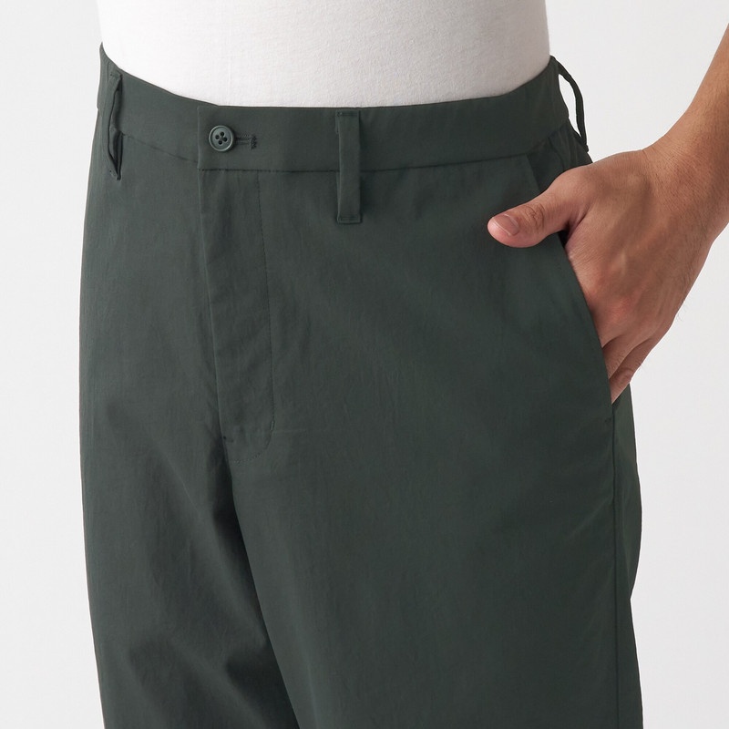 Muji Quần Chino Tapered Co Giãn Chống Bám Nước