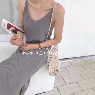 VÁY 2 DÂY LEN BODY QUẢNG CHÂU NỮ