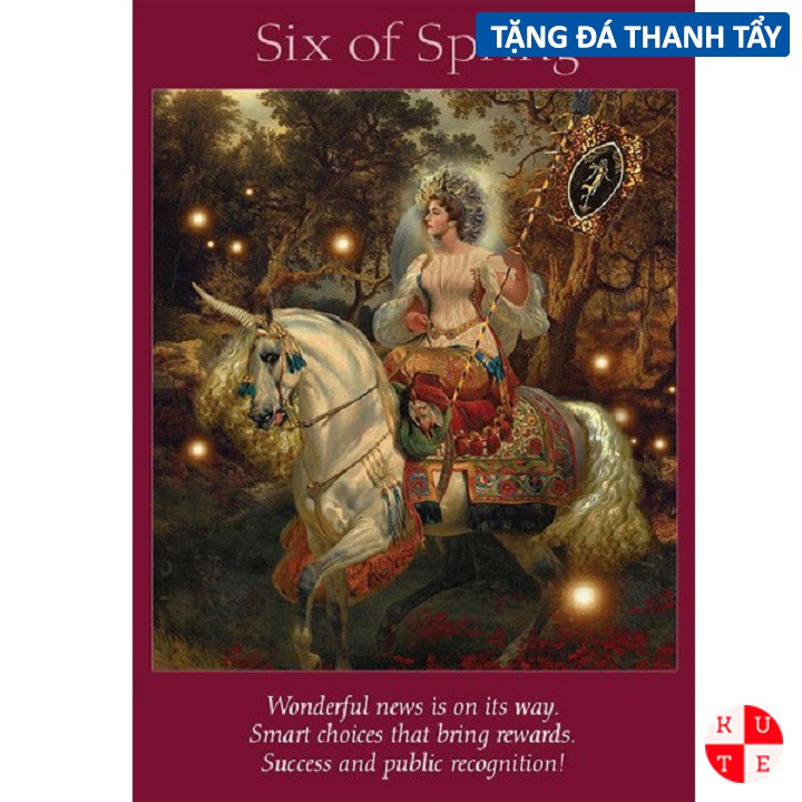 Bộ Bài Fairy Tarot 78 Lá Bài Tặng File Tiếng Anh Kèm Đá Thanh Tẩy C2