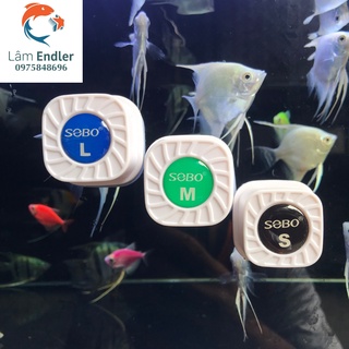 Lau kính nam châm: Nam châm chùi kính cọ bể cá Sobo full kích cỡ S M L
