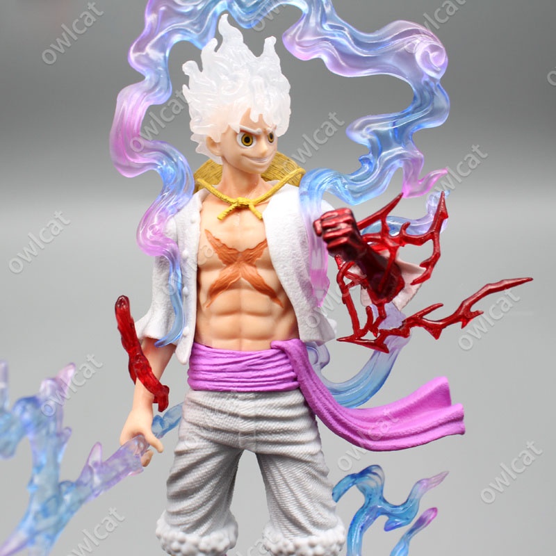 Figure One Piece Gear 5 Luffy  21cm Monkey D Luffy PVC Figure Wano Version Gear Fifth Wanokuni Anime Onepiece Straw Hat Pirate Mô Hình Nhân Vật