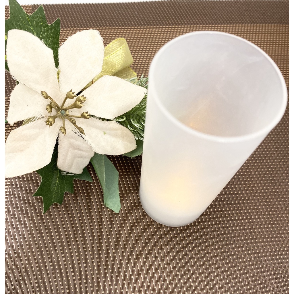 Daiso Nến có đế dạng đèn led