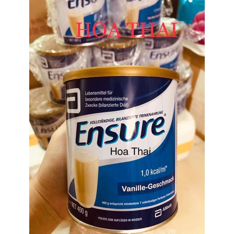 Sữa Ensure Đức 400gr hàng nội địa Đức (Date 2022)
