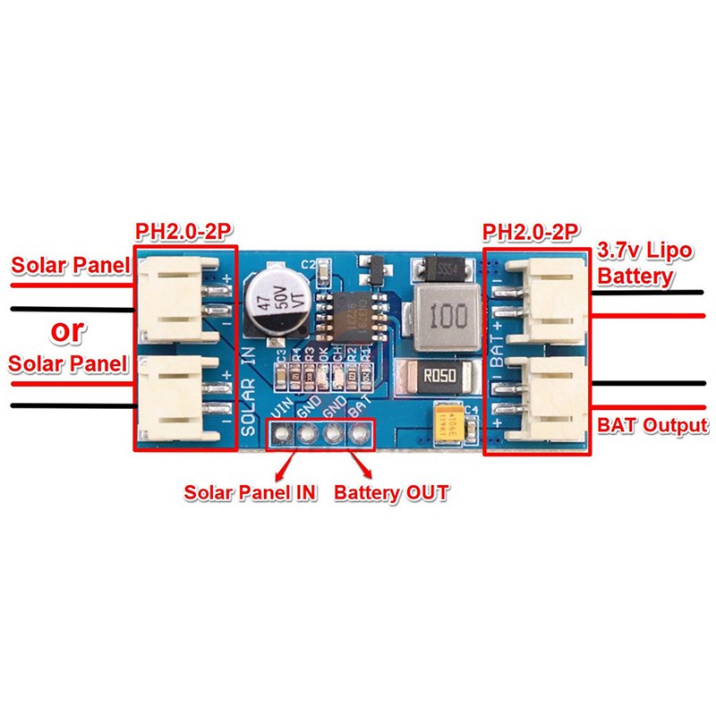1 Bộ Điều Khiển Sạc Pin Năng Lượng Mặt Trời 3.7V 4.2V CN3791 MPPT 6V 9V 12V