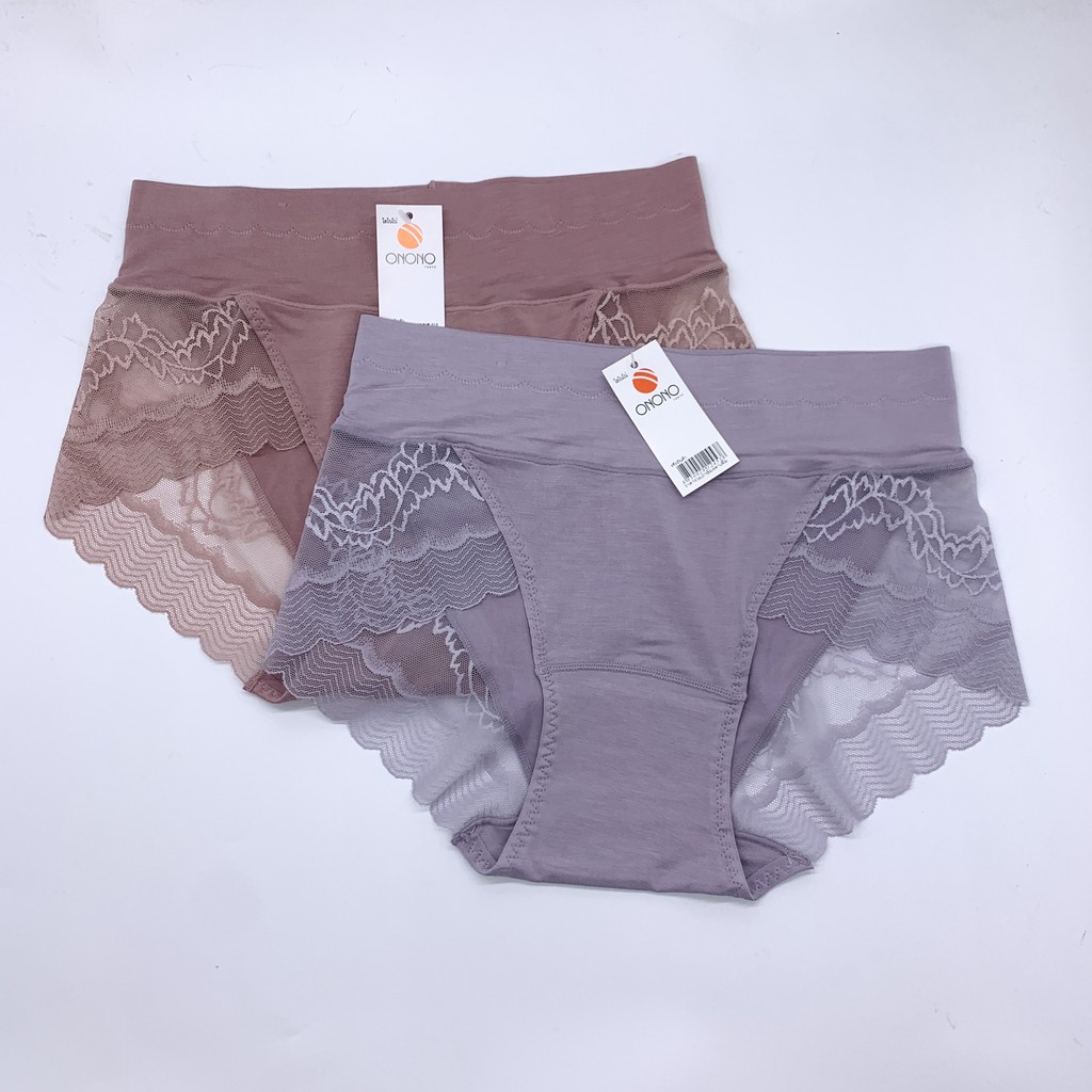 Quần lót cotton phối ren , quần cotton nữ cạp vừa 8869 không gian eva KGE