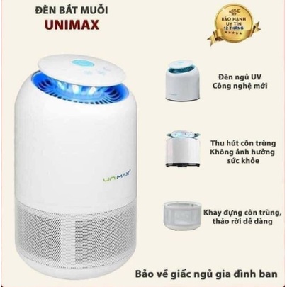 Đèn bắt muỗi Unimax ,Korea UMB 501W đèn cao cấp chính hãng  Korea .