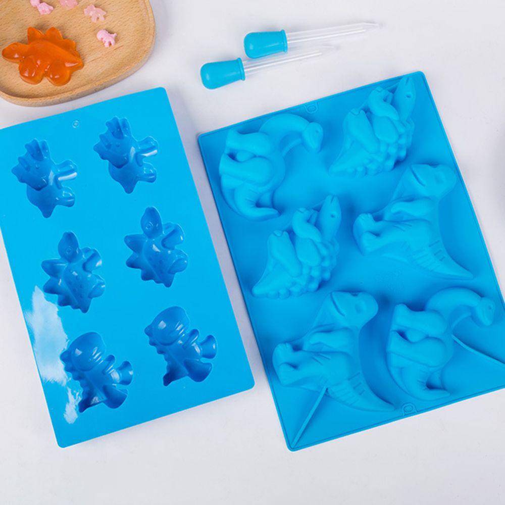 CONOPERY Khuôn Làm Bánh Chất Liệu Silicone Hình Khủng Long Dễ Thương