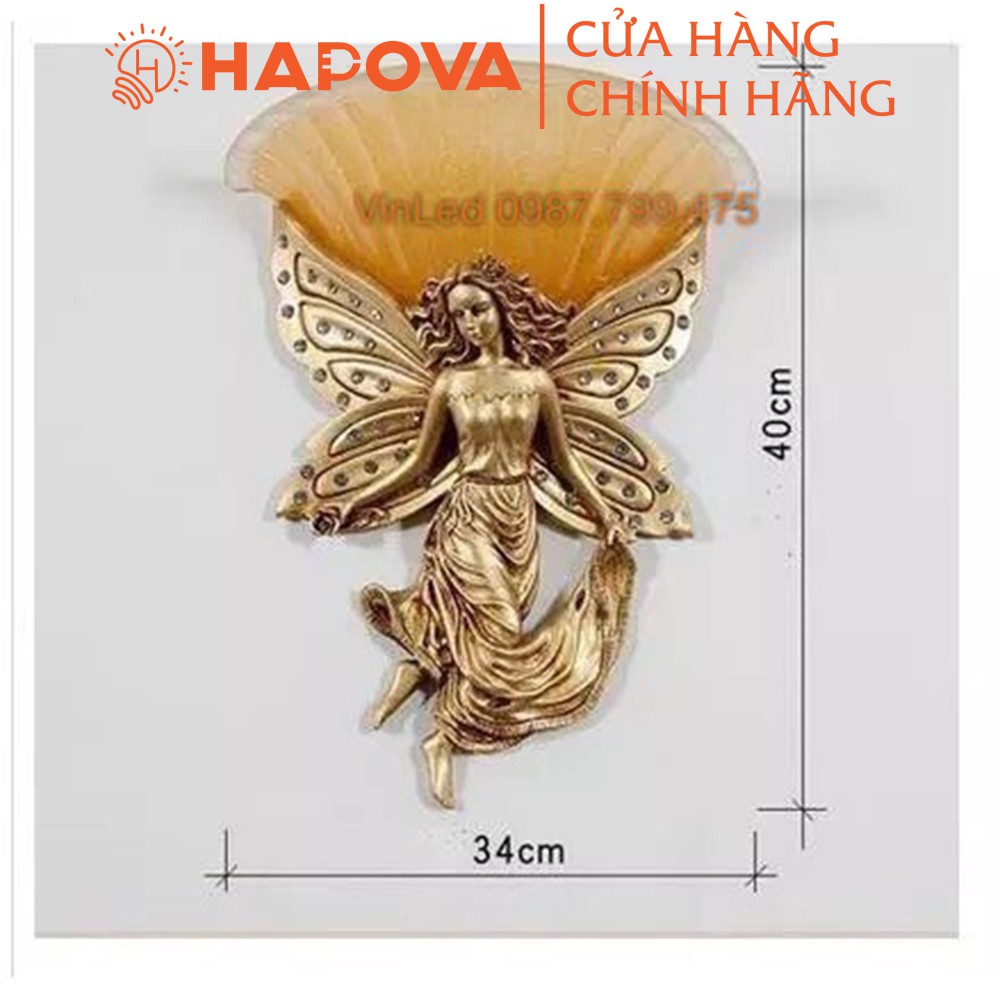 Đèn tường trang trí, đèn trang trí phòng khách HAPOVA LYLAMP 6204  Kèm bóng led Chuyên dụng