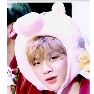 Mũ heo hồng Kang Daniel, mũ đầu heo bông