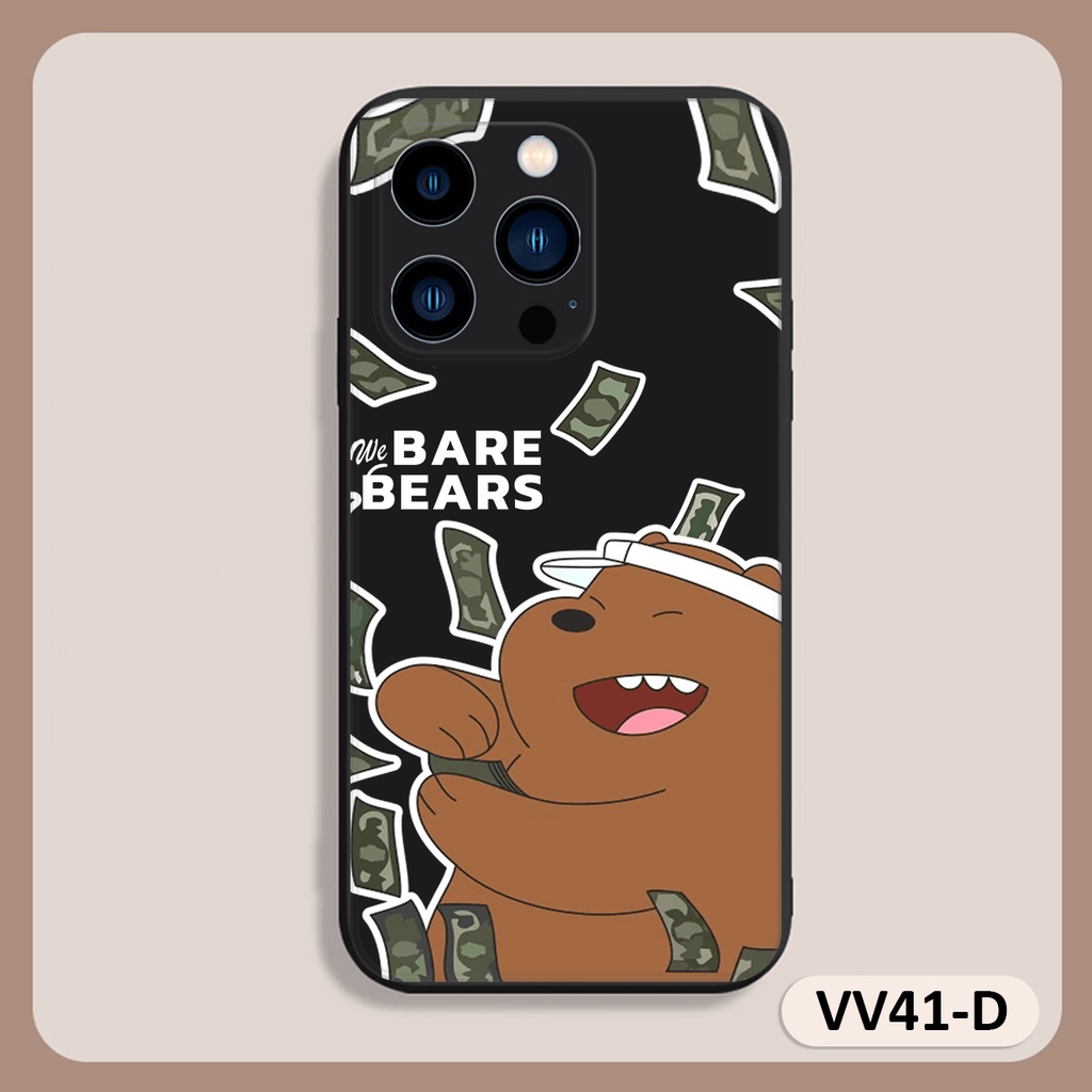 Ốp lưng ip Bear vui nhộn cạnh vuông 6/6plus/6s/6splus/7/7plus/8/8plus/x/xr/xs/11/12/13/pro/max/plus/promax