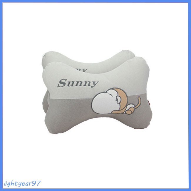 Bộ 2 Gối Tựa Đầu Bằng Cotton Pp Siêu Mềm Thoải Mái Gắn Ghế Ngồi Xe Hơi