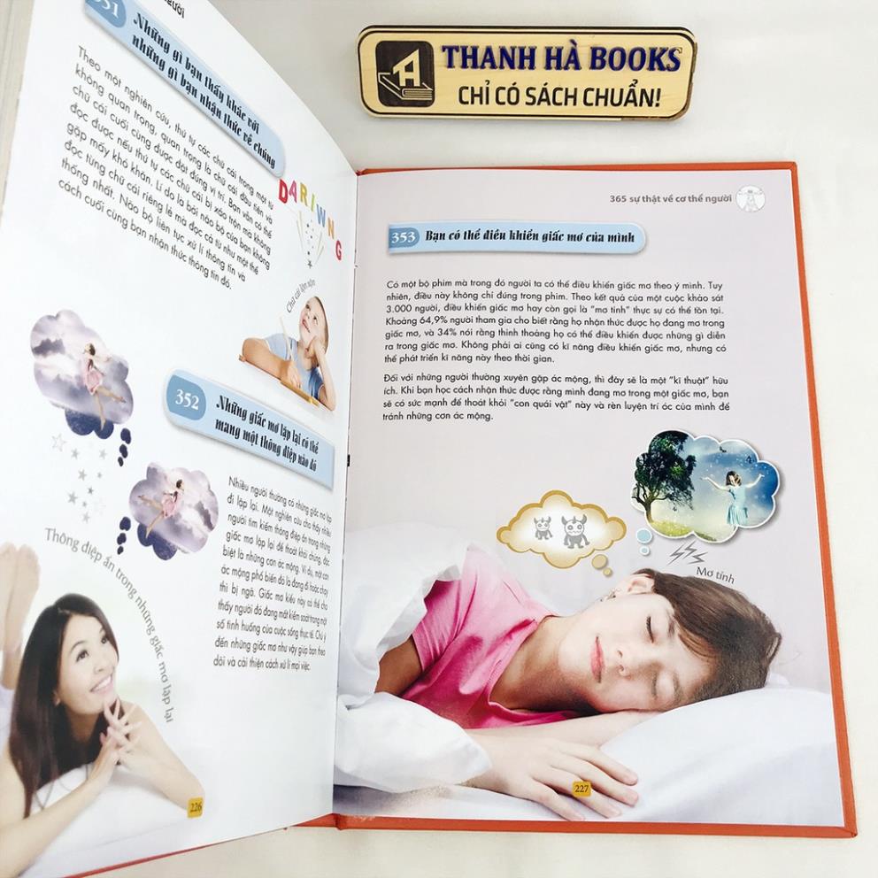 Sách - 365 Sự Thật Về Cơ Thể Người (tái bản 2021) - Minh Long