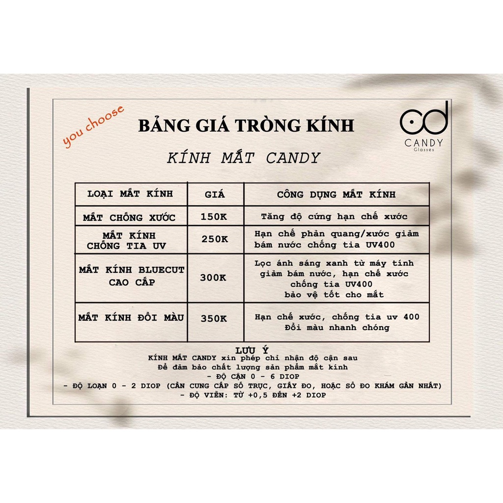 Gọng kính cận tròn tai mèo cao cấp 90029 – Kính mắt Candy