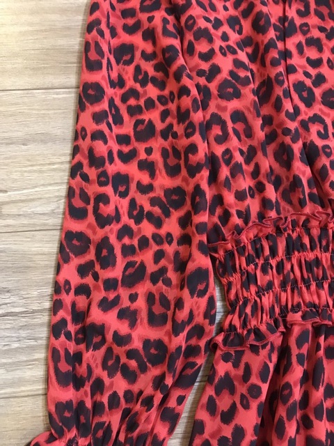 Đầm hoạ tiết da beo