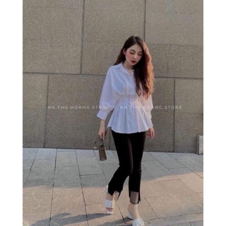 Sơ mi chiết eo