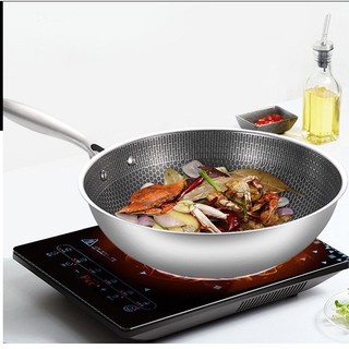 Chảo chống dính, sâu lòng 5 lớp vân tổ ong sử dụng cho bếp từ bếp ga phù hợp với mọi nhà không kén bếp