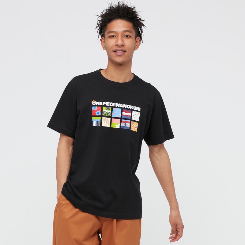 Áo phông nam cổ tròn One Piece Wanokuni dòng UT thời trang của UNIQLO