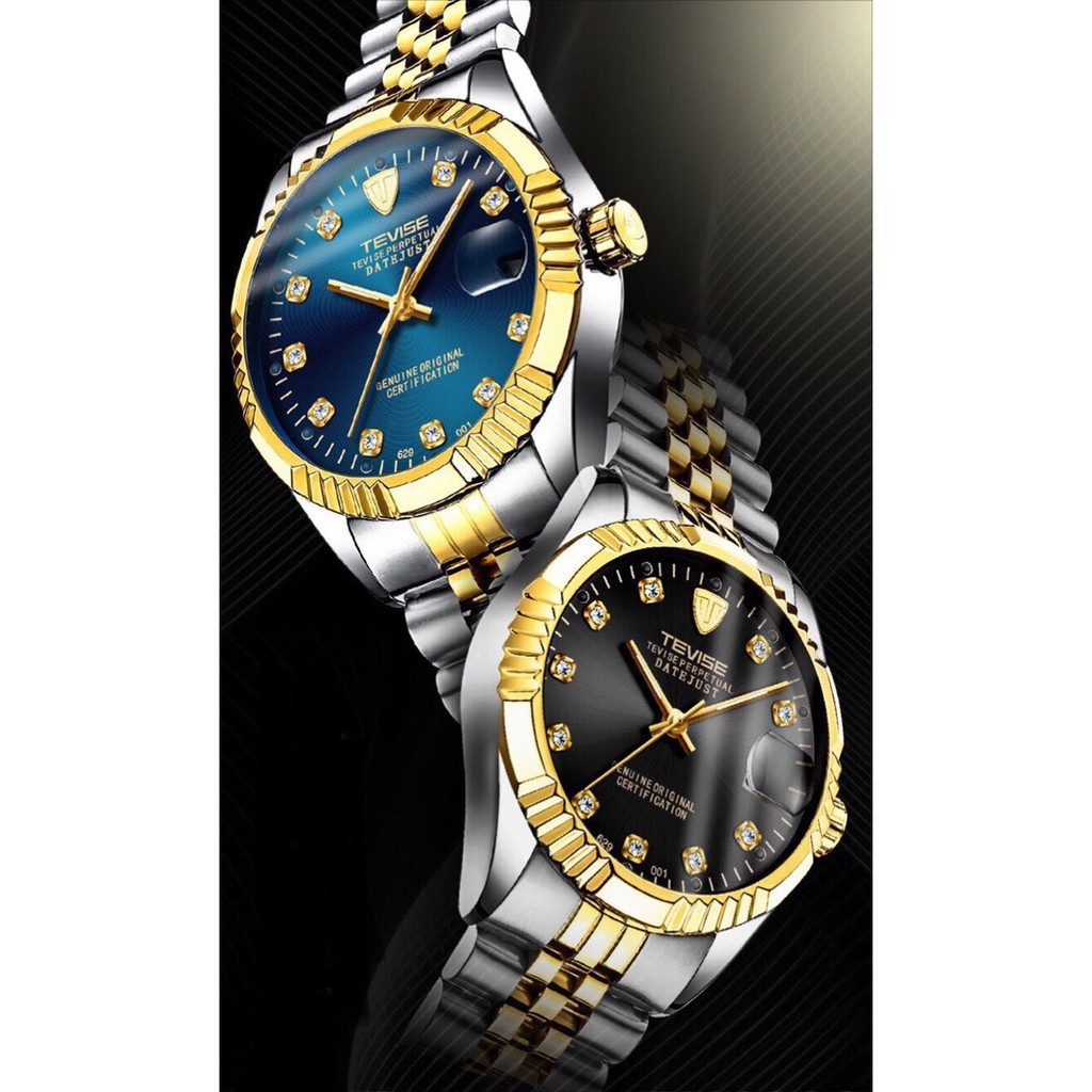[Gía Sỉ] Đồng hồ nam cơ lộ  máy  hiệu tevise chạy 1 lịch ngày (tặng kèm hộp và phụ kiện thâu dây) | BigBuy360 - bigbuy360.vn
