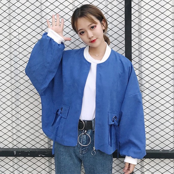 Áo Khoác Bóng Chày Phong Cách Hàn Quốc Thời Trang Cho Nữ