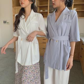 áo vest cộc tay buộc eo AV-605