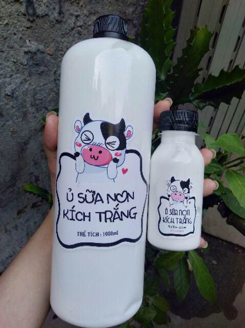 Ủ sữa bò non kích trắng 1000ml