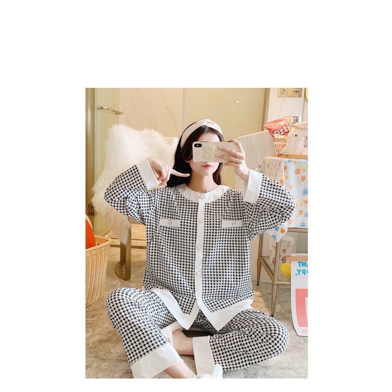 BỘ MẶC BẦU SAU SINH DÀI TAY SAQ241 CHẤT DÀY MẶC THU ĐÔNG