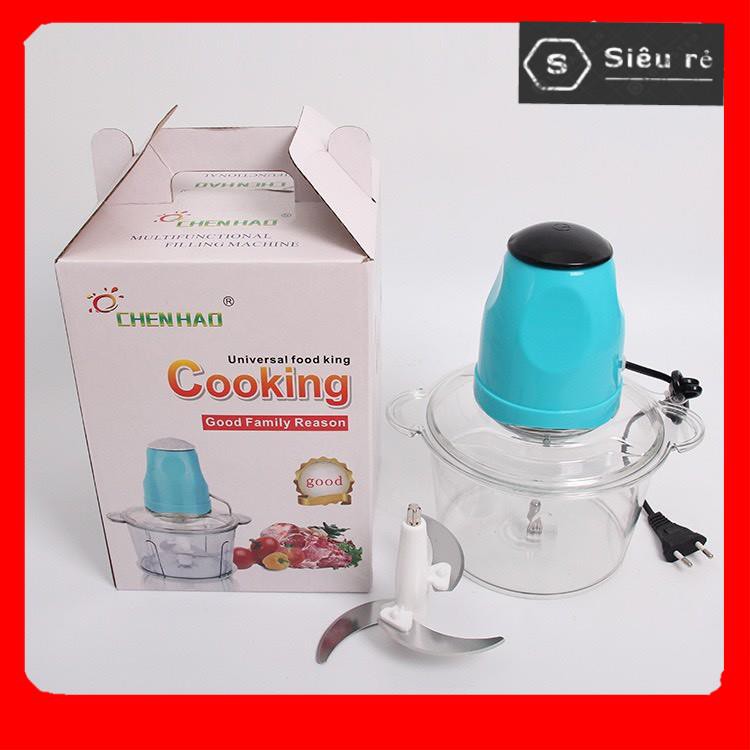 (BH3T) MÁY XAY ĐA NĂNG - MÁY XAY THỊT - CỐI NHỰA 2000ml HIỆU CHEN HAO (PD145188)