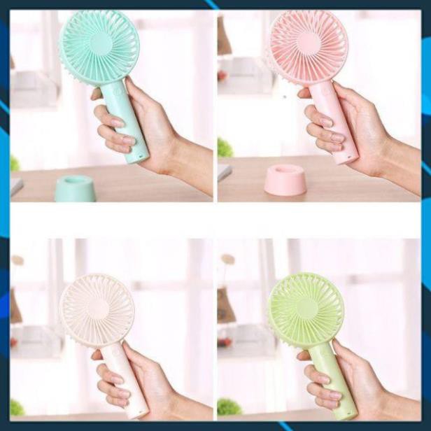 [KỊCH SÀN] Quạt mini tích điện cầm tay 3 tốc độ, hàng chính hãng- Bảo hành 3 tháng | BigBuy360 - bigbuy360.vn