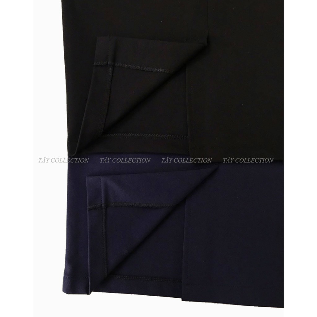 Chân Váy Bút Chì Tây Collection Vải Thun Cao Cấp Có Túi Moi Phía Trước, Dài 55cm Có Big Size CV26