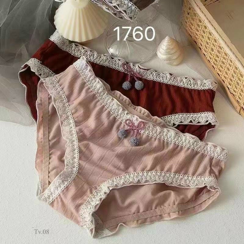 QUẦN LÓT NỮ ĐÍNH BÔNG CAO CẤP 1760