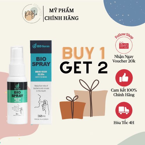 Xịt Họng Sinh Học Khử Khuẩn BDFerm Bio-Spray 30ml