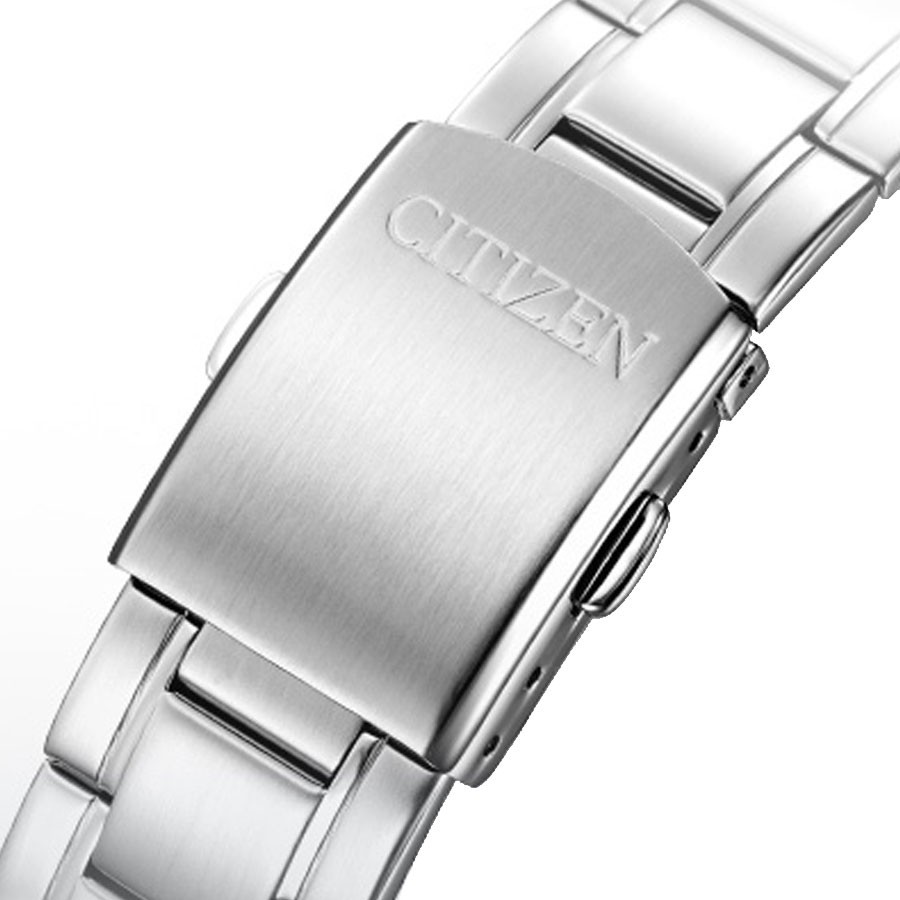 Đồng Hồ Citizen Nam Dây Kim Loại Máy Cơ-Automatic NH7520-56A - Mặt Trắng (40mm)